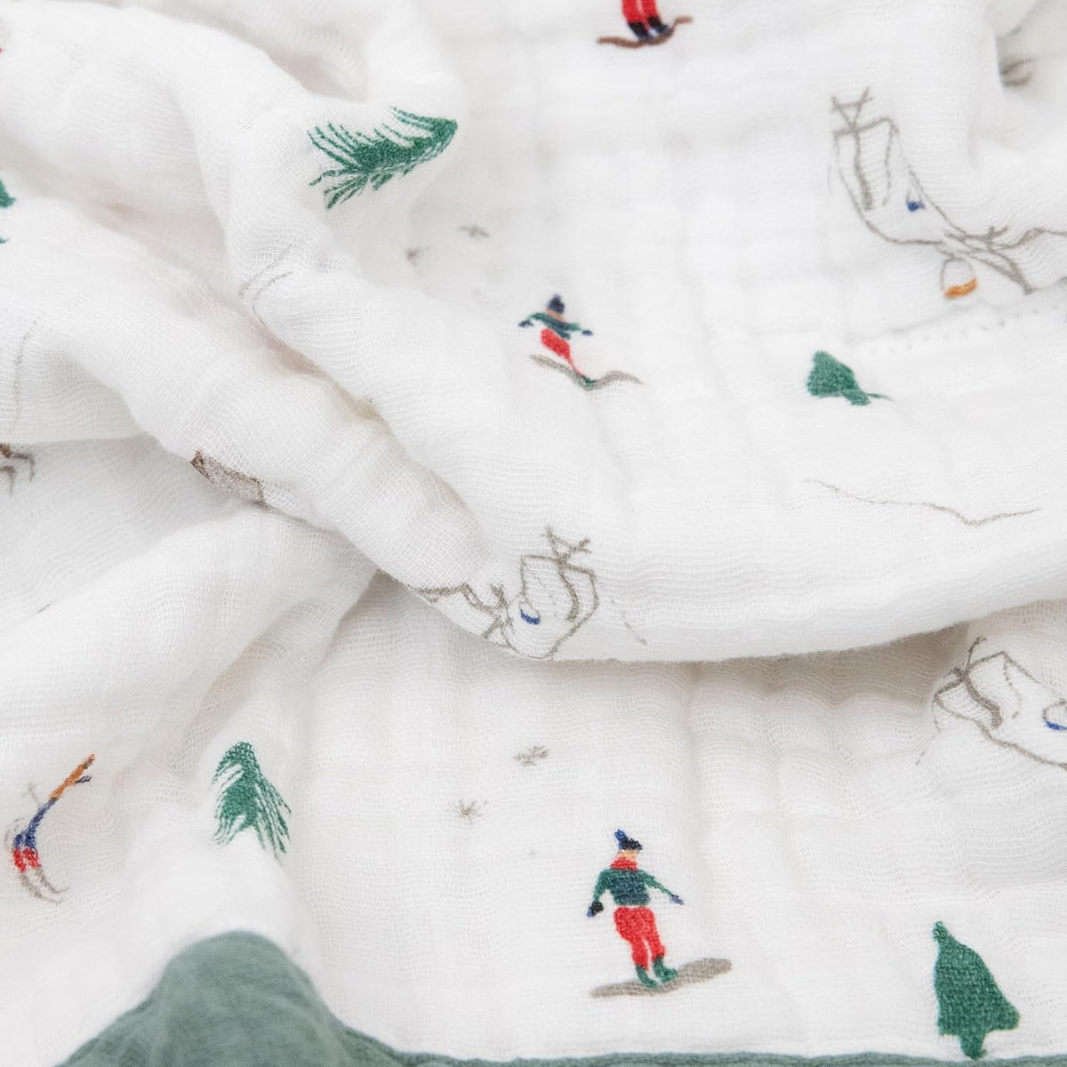 Little Unicorn Newborn Receiving Quilt | Ultra- Soft, Multi-Layered Muslin Fabric | Gift for