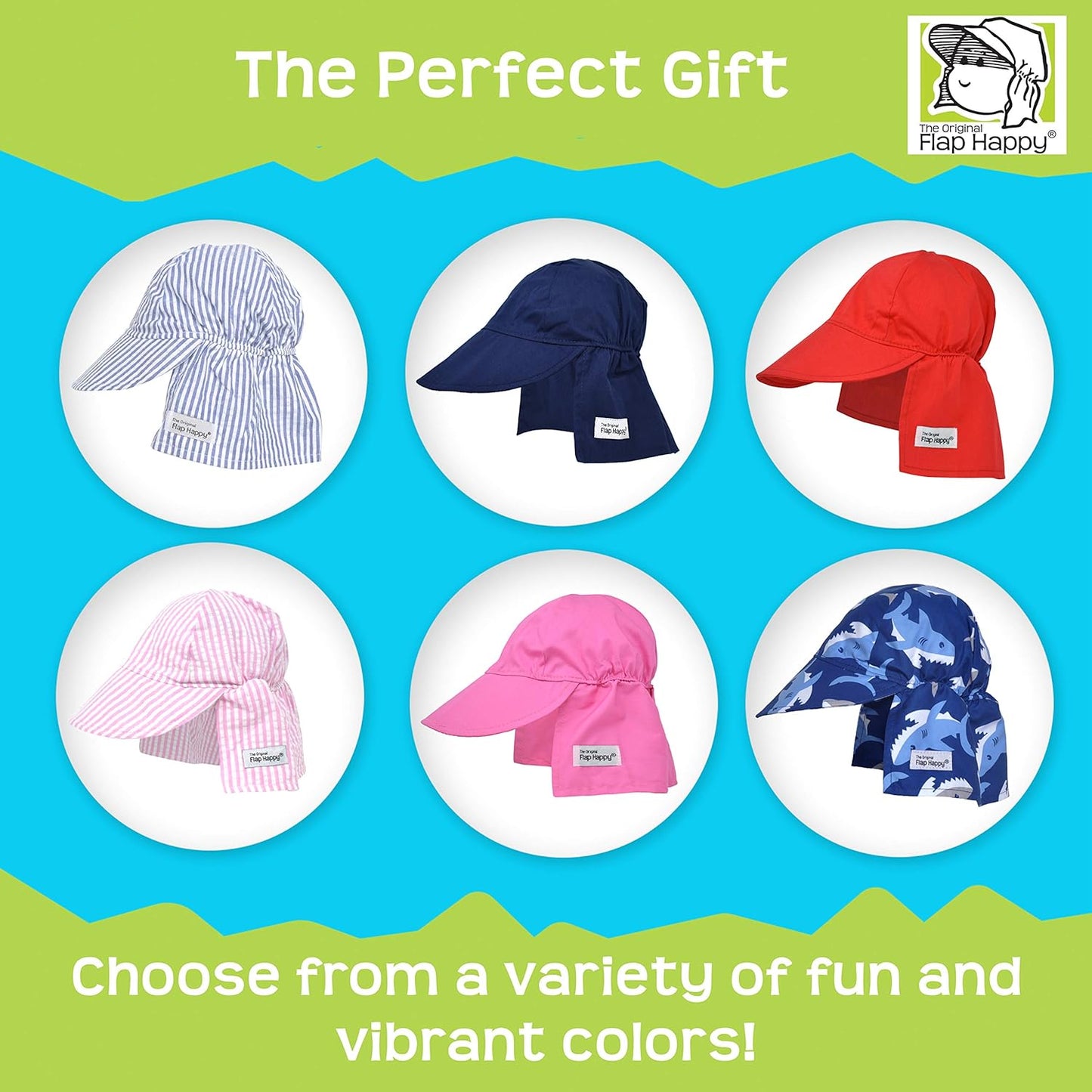Unisex Baby Upf 50 Plus Original Flap Hat