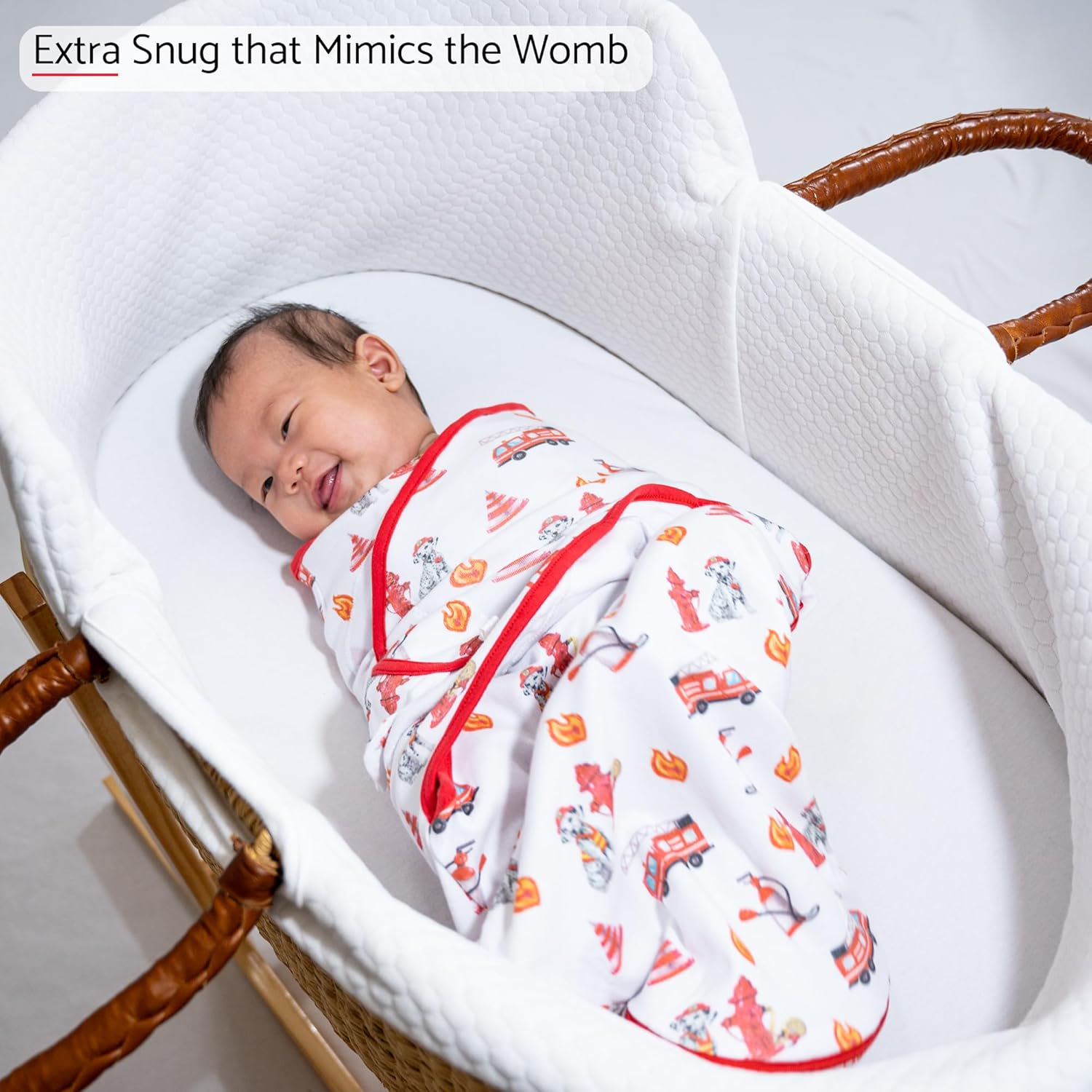 LollyBanks Baby Swaddles, 100% Organic Cotton Swaddle for Newborns Boys and Girls, 0-3 Months
