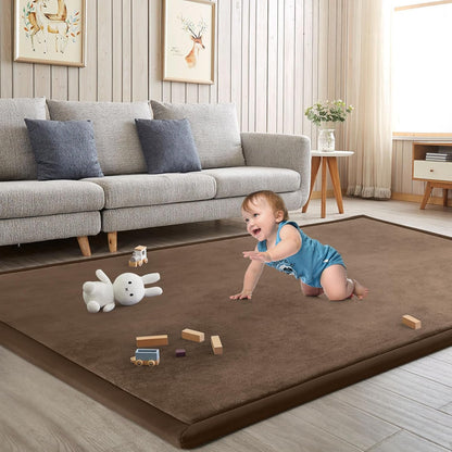 Baby Play Mat for Floor Tummy Time Mat Nursery Rug Muscle Mat Area Rug Playroom Rug Tatami Mat