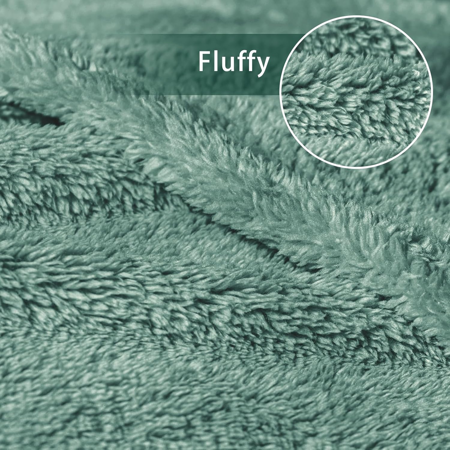 Exclusivo Mezcla Queen Size Flannel Fleece Blanket, Super Soft Velvet Plush Bed Blanket, Fuzzy Cozy