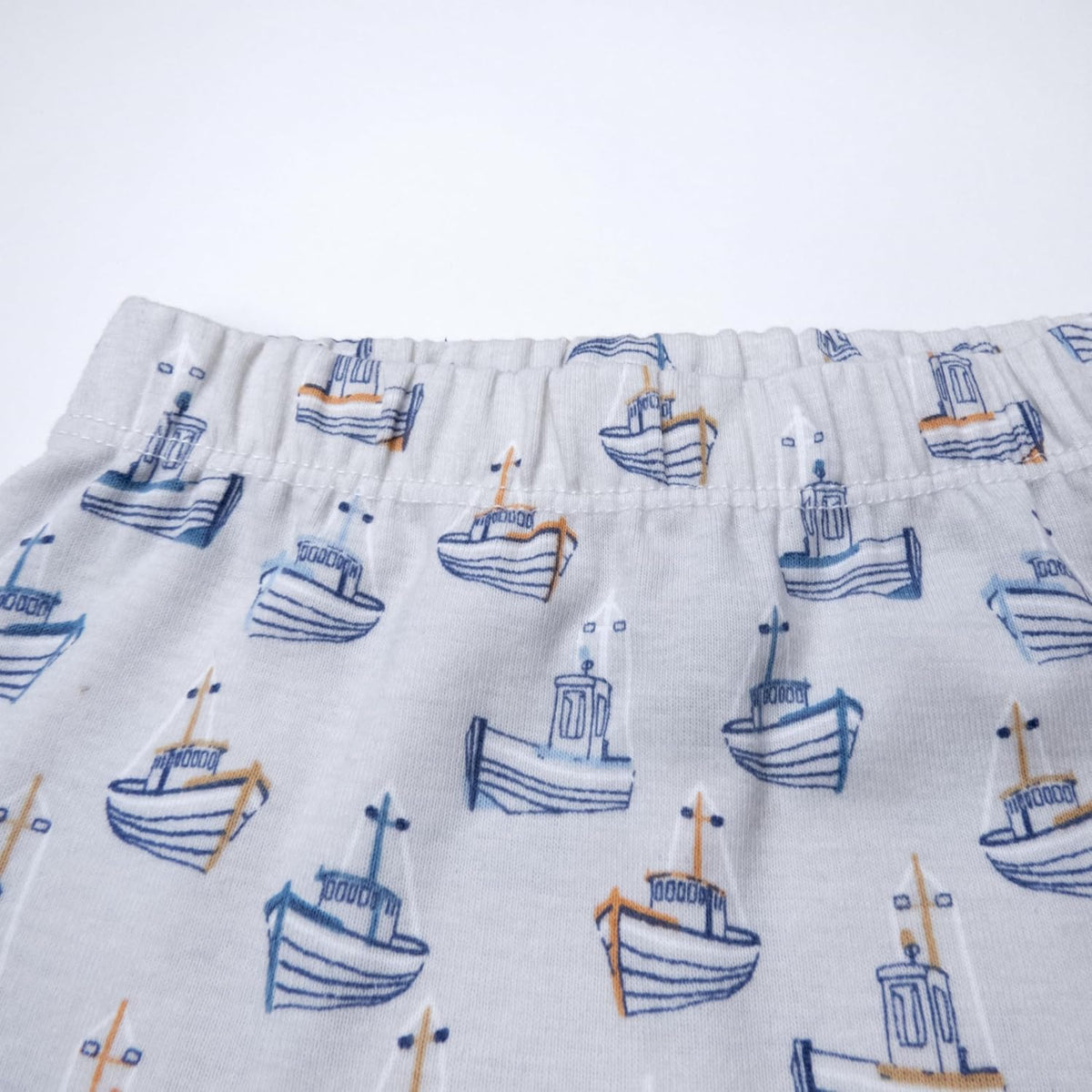 HonestBaby 3-pack Footed Pants Roomy Fit Pull on Bottoms 100% Organic Cotton for Infant Baby Boys