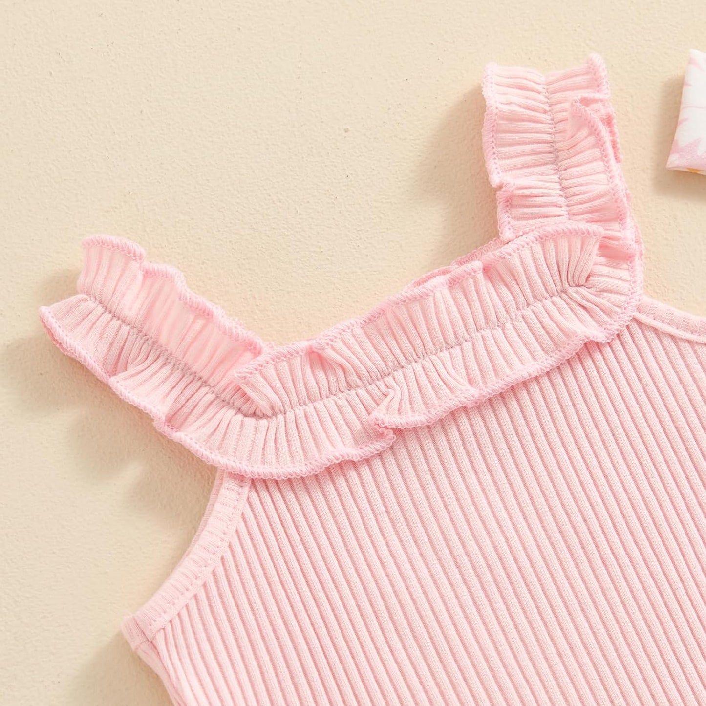 fhutpw Baby Girl Clothes Summer Cute Outfits 3 6 12 18 Months Spaghetti Strap Romper & Floarl