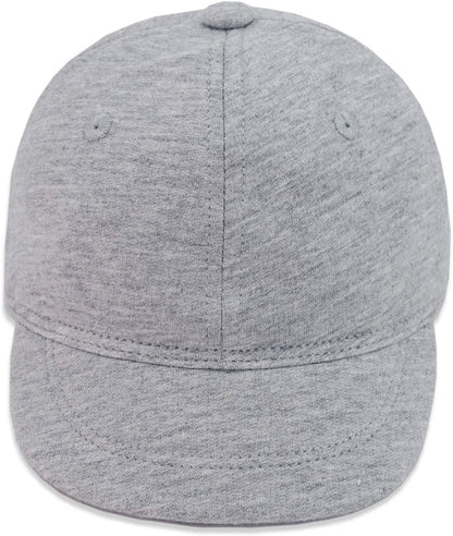 Keepersheep Baby Baseball Cap Infant Sun Hat, Cotton Knit with Soft Brim, Adjustable Soft Newborn