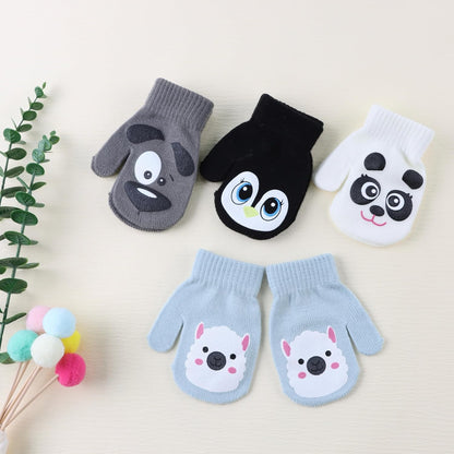 Baby Winter Mittens Toddler Stretch Knit Gloves Magic Warm Glove for Baby Boys Girls