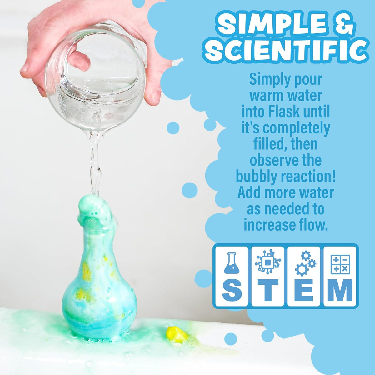 Tub Works® Kids Bath Bomb Potion™ Bath Toy, Variety 6 Pack | Nontoxic | Fizzes, Foams & Bubbles