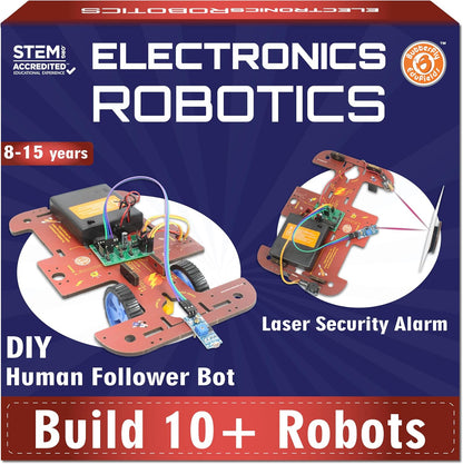 Butterfly EduFields 10-in-1 STEM Robotics Kit for Kids Ages 8-14 | Electronics & Engineering