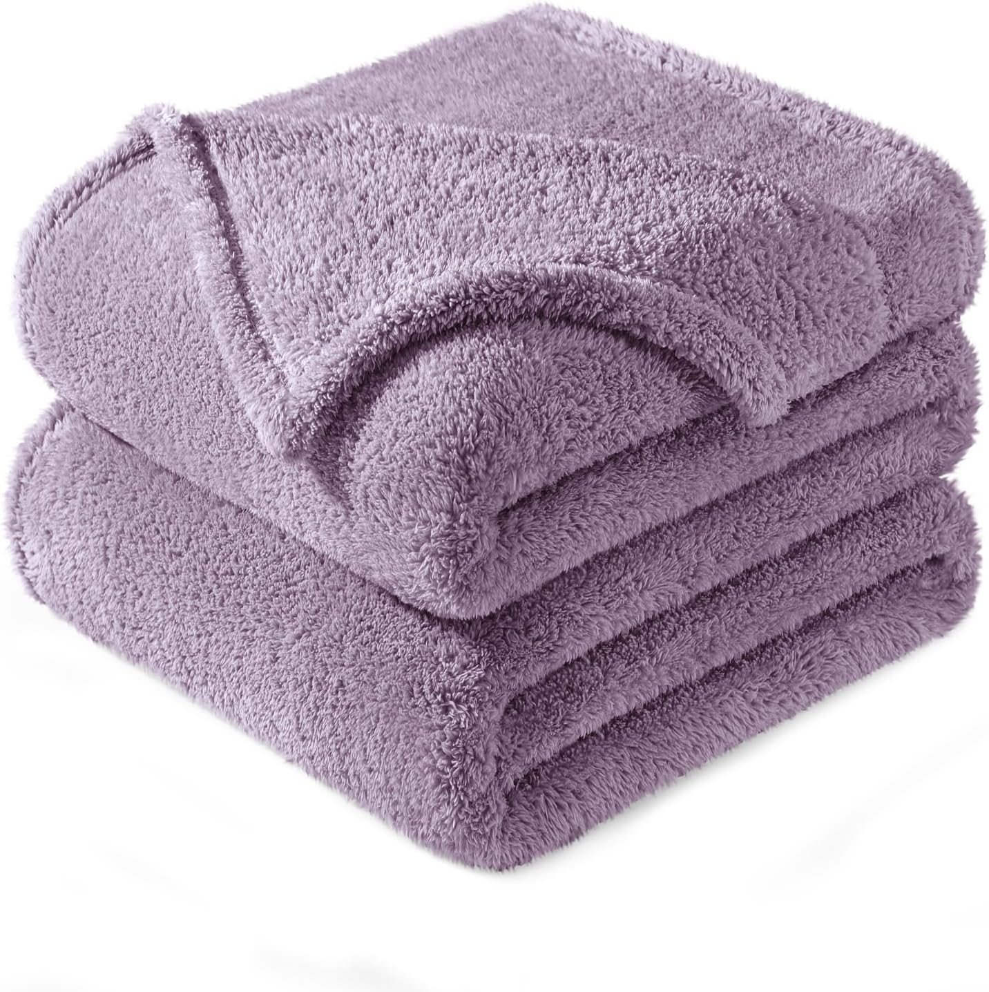 Exclusivo Mezcla King Size Flannel Fleece Blanket, Super Soft Velvet Plush Bed Blanket, Fuzzy Cozy