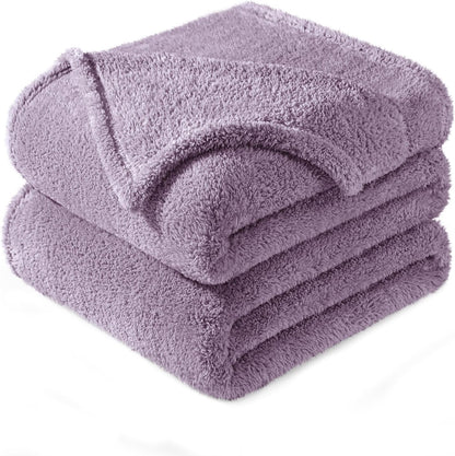 Exclusivo Mezcla King Size Flannel Fleece Blanket, Super Soft Velvet Plush Bed Blanket, Fuzzy Cozy