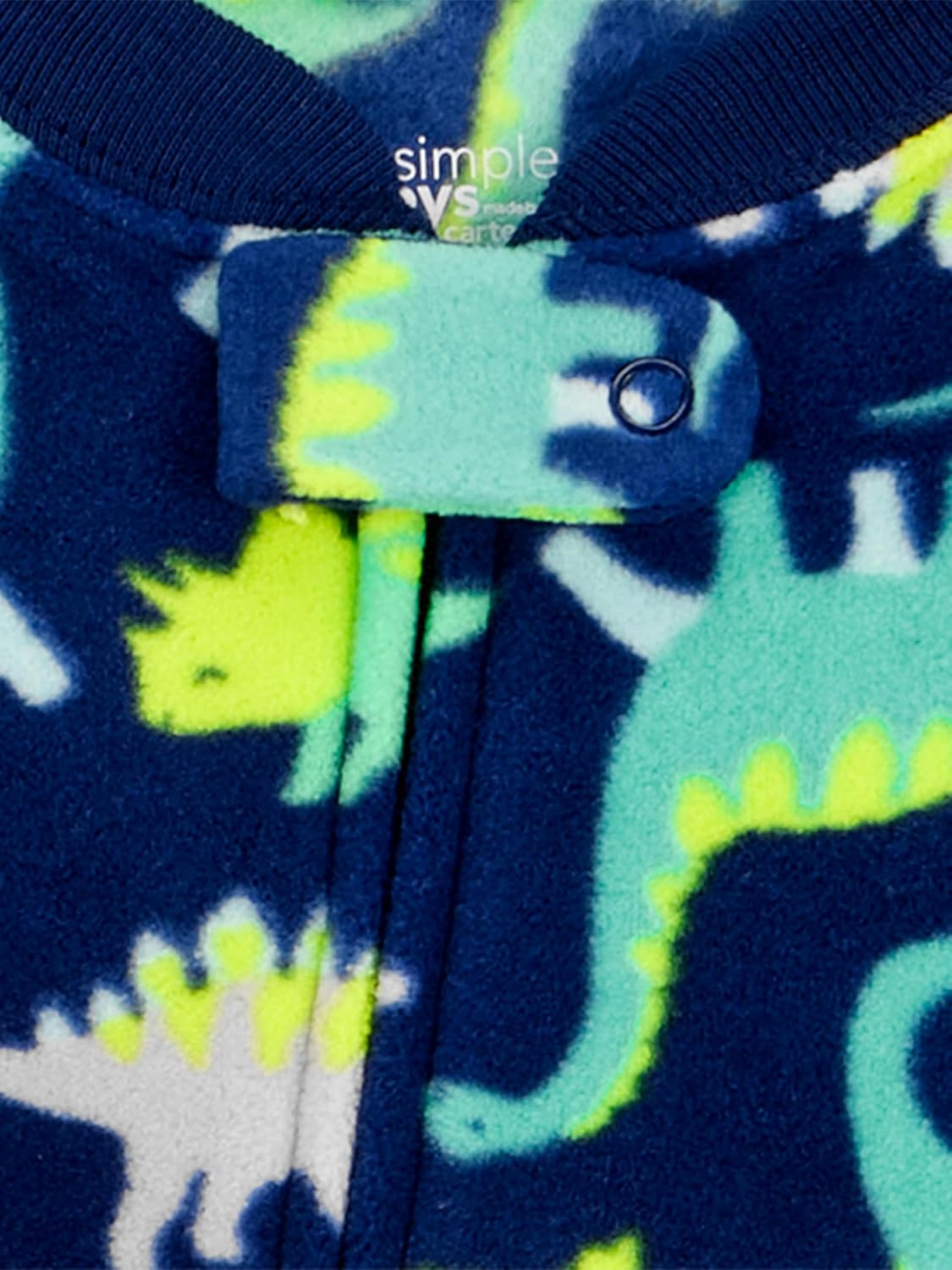 Simple Joys by Carter's Toddlers and Baby Boys' Loose-Fit Flame Resistant Fleece Footed Pajamas