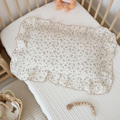 BuLuTu Gauze Muslin Pillow Cases for Toddler Girls Boys Soft Breathable Pillowcase Crib Size