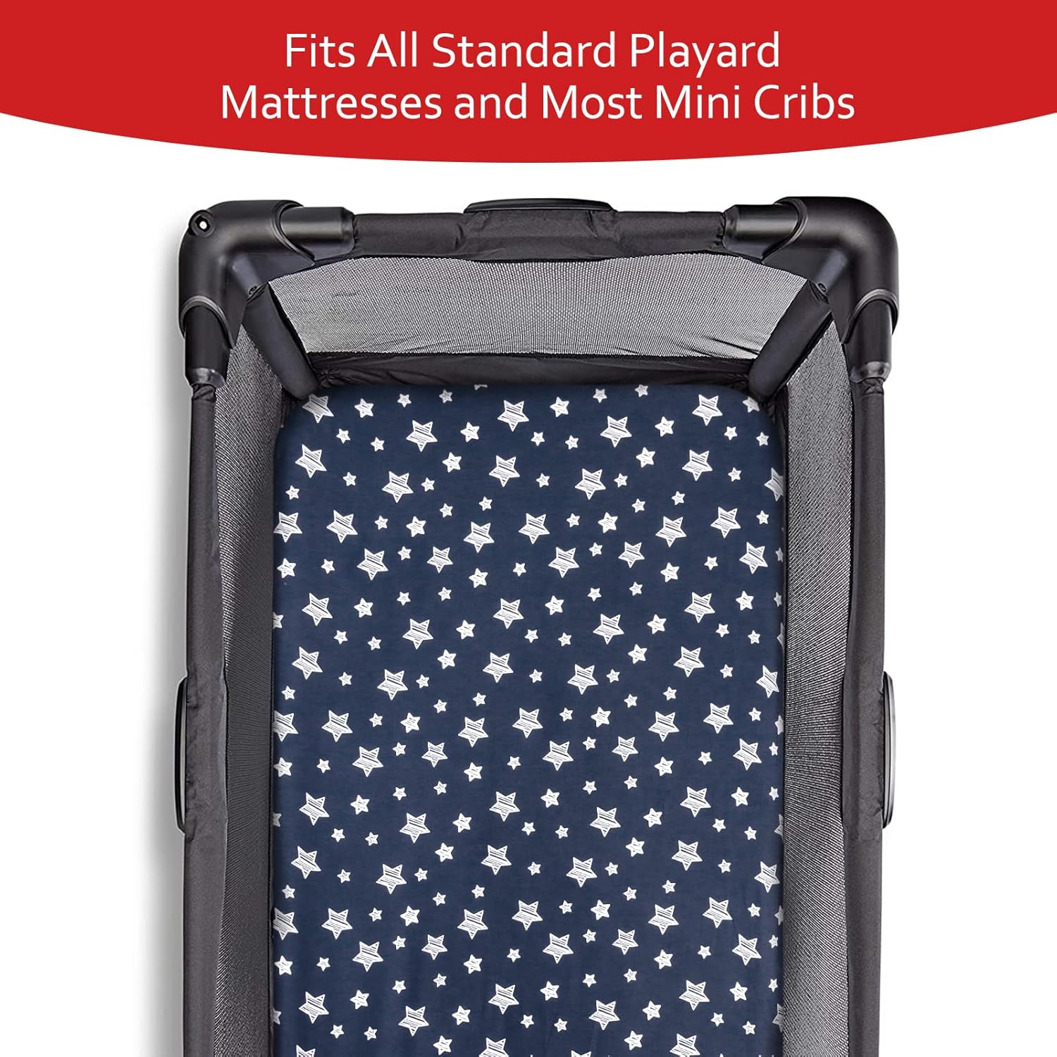 Pack and Play Sheets & Waterproof Terry Pack N Play Mattress Protector Pad Cover 4 Pack, Viscose