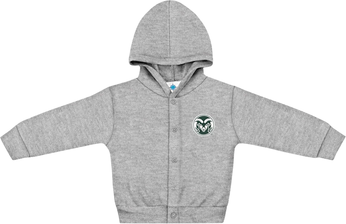 Creative Knitwear College Baby Snap Hooded Jacket - Team Logo, Multiple Colors, for Boys & Girls