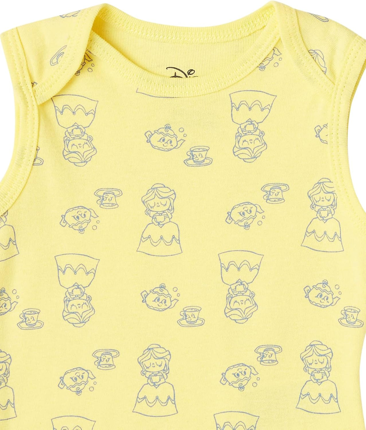 Amazon Essentials Disney | Star Wars | Princess Baby Girls' Sleeveless Bodysuits, Pack of 6