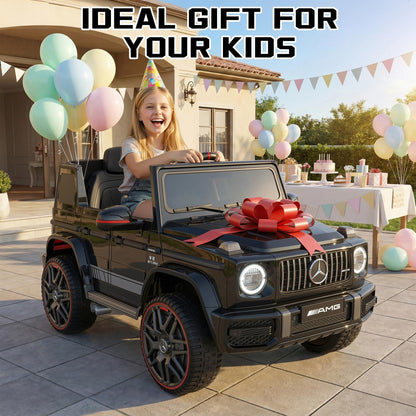 Mercedes-Benz G63 Kids Ride On Car, 12V Toddler Electric Car with Remote