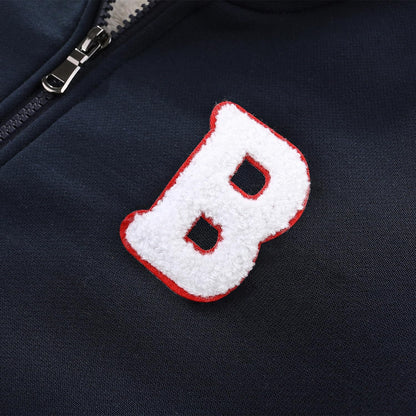 Bumeex Kids Boy's Girl's Sherpa Fleece Lined Jacket Spring Fall Winter Zip up Sweatshirt Hoodie