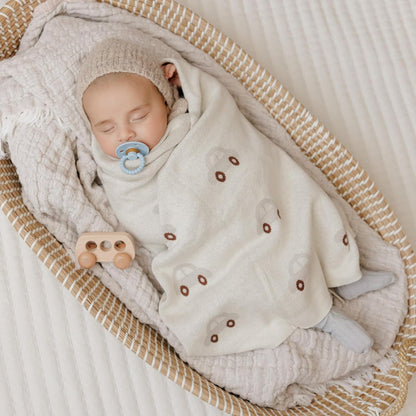 Baby Receiving Blanket for Boys 100% Cotton Buttery Soft Cozy Receiving Swaddle Crib Stroller