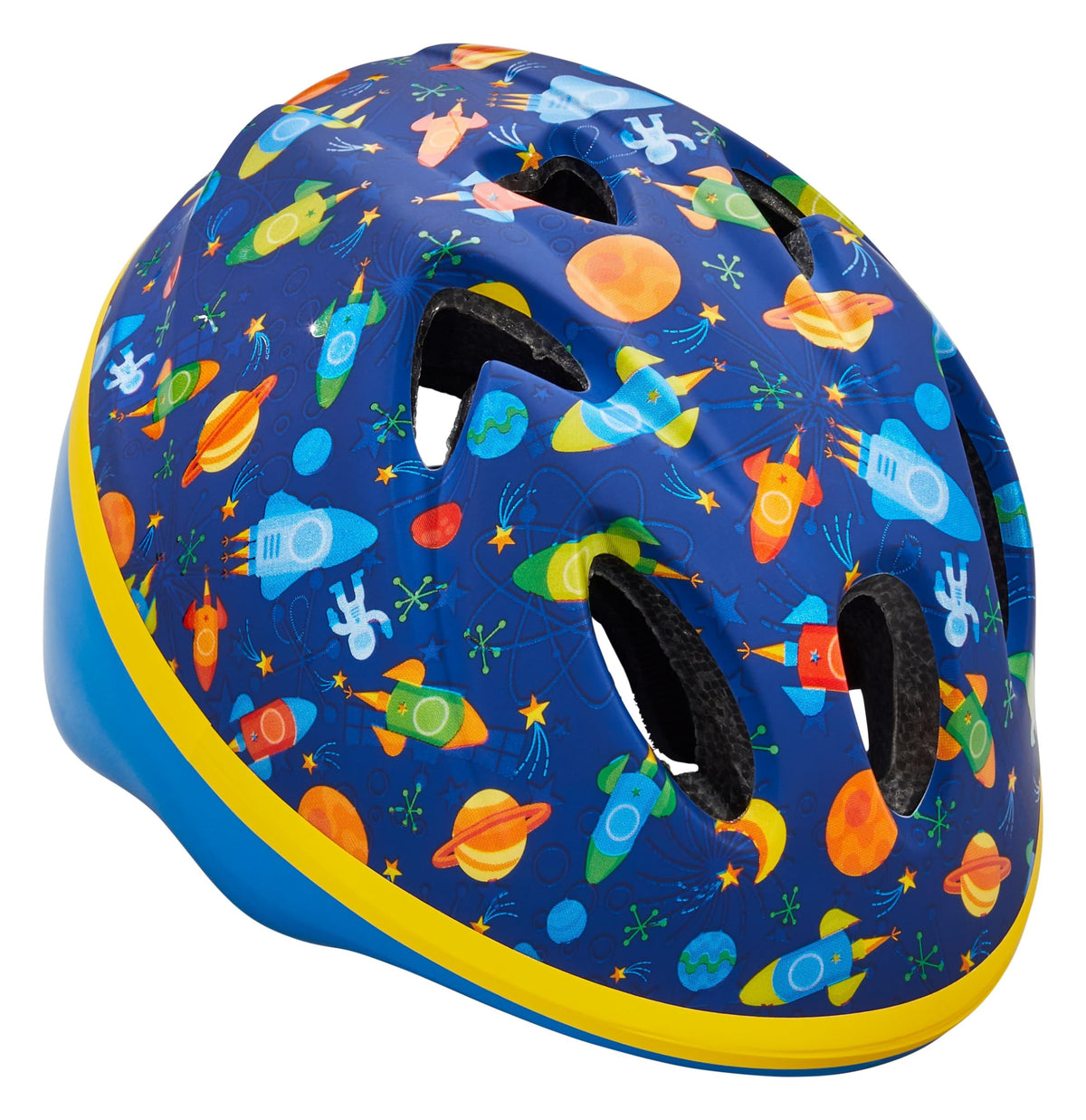 Schwinn Classic Bike Helmet for Kids, Blue Space Design, 44-50 cm Helmet for Kids Ages 1-3, Ultra