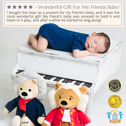 Ludwig Van Beethoven Virtuoso Bear – Plays 40 Mins of Classical Music, Educational & Soothing