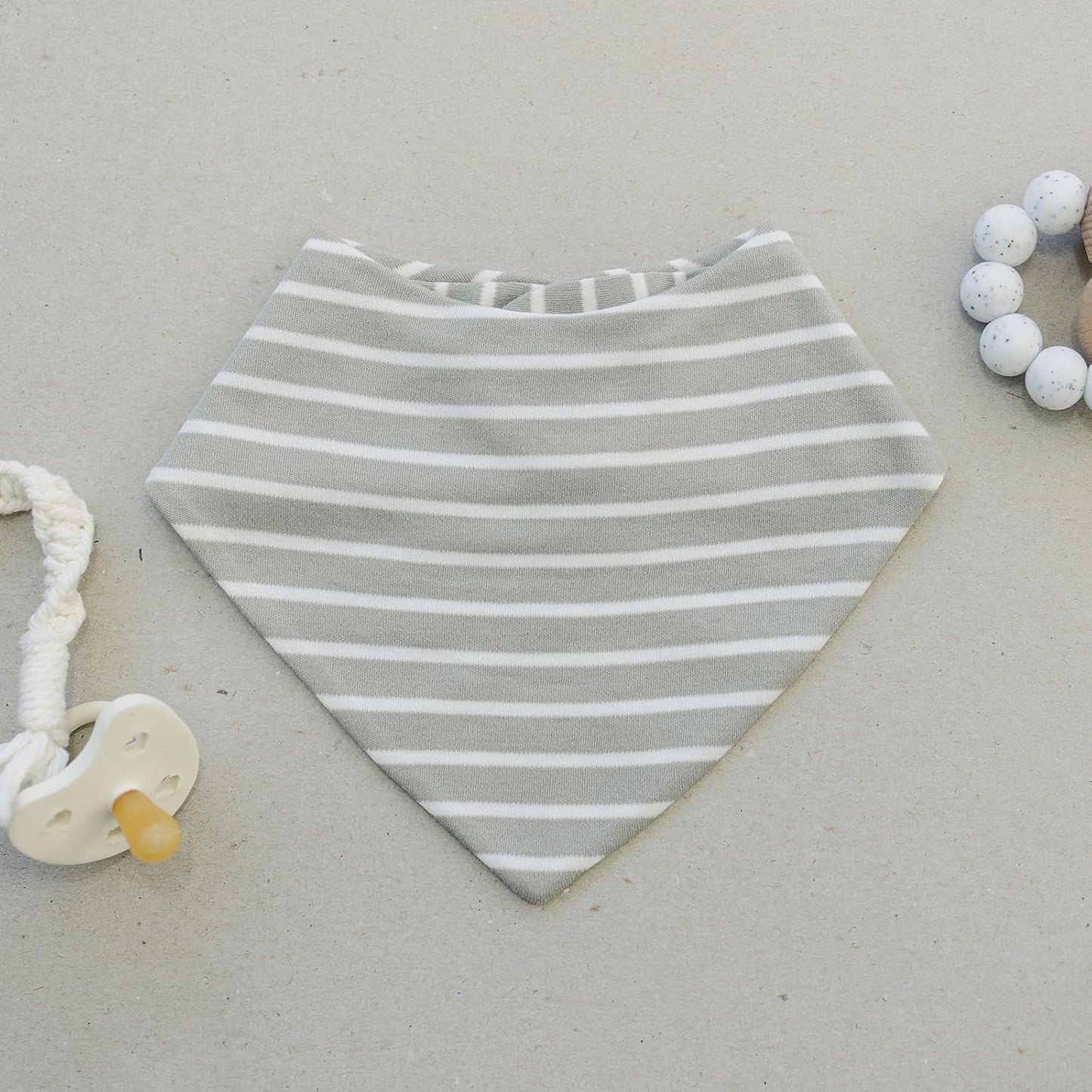 Woolino Merino Wool Baby Bibs - Highly Absorbent Bandana Bib with Cotton Outer Layer and Merino