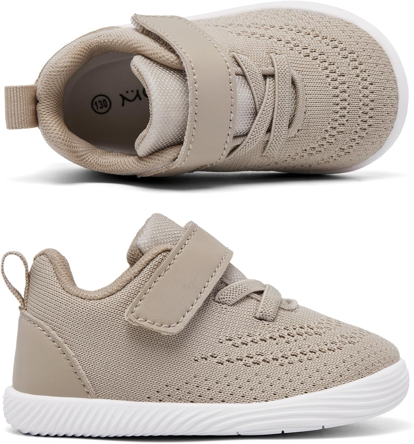 MORENDL Toddler Sneakers Baby Boys & Girls Barefoot Shoes Lightweight Breathable Walking Running