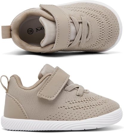 MORENDL Toddler Sneakers Baby Boys & Girls Barefoot Shoes Lightweight Breathable Walking Running