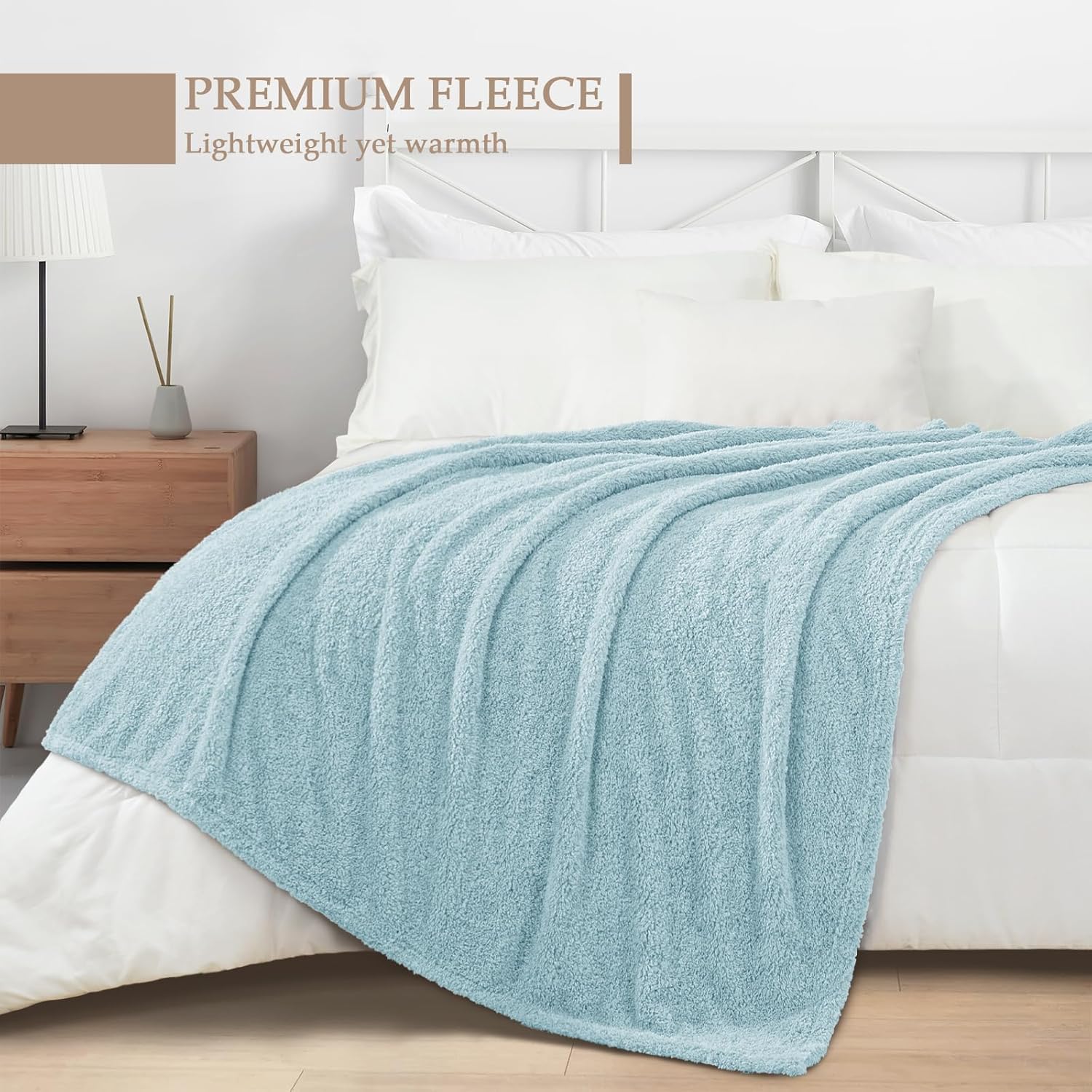 Exclusivo Mezcla Fleece Blanket for Couch, Soft and Cozy Twin Blankets for Women Men Girls Kids