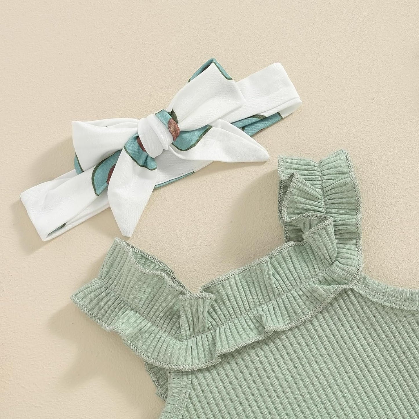 fhutpw Baby Girl Clothes Summer Cute Outfits 3 6 12 18 Months Spaghetti Strap Romper & Floarl