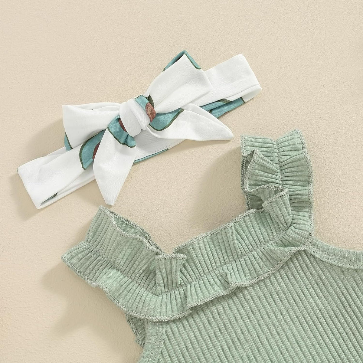 fhutpw Baby Girl Clothes Summer Cute Outfits 3 6 12 18 Months Spaghetti Strap Romper & Floarl