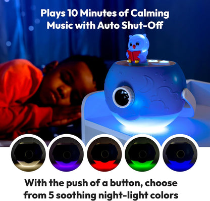 Kids Book Projector – 5 Daniel Tiger & 5 Classic Read-Aloud Stories, 10 Songs & Night Light &