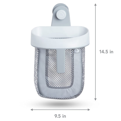 Munchkin Super Scoop Hanging Bath Toy Organizer, Grey