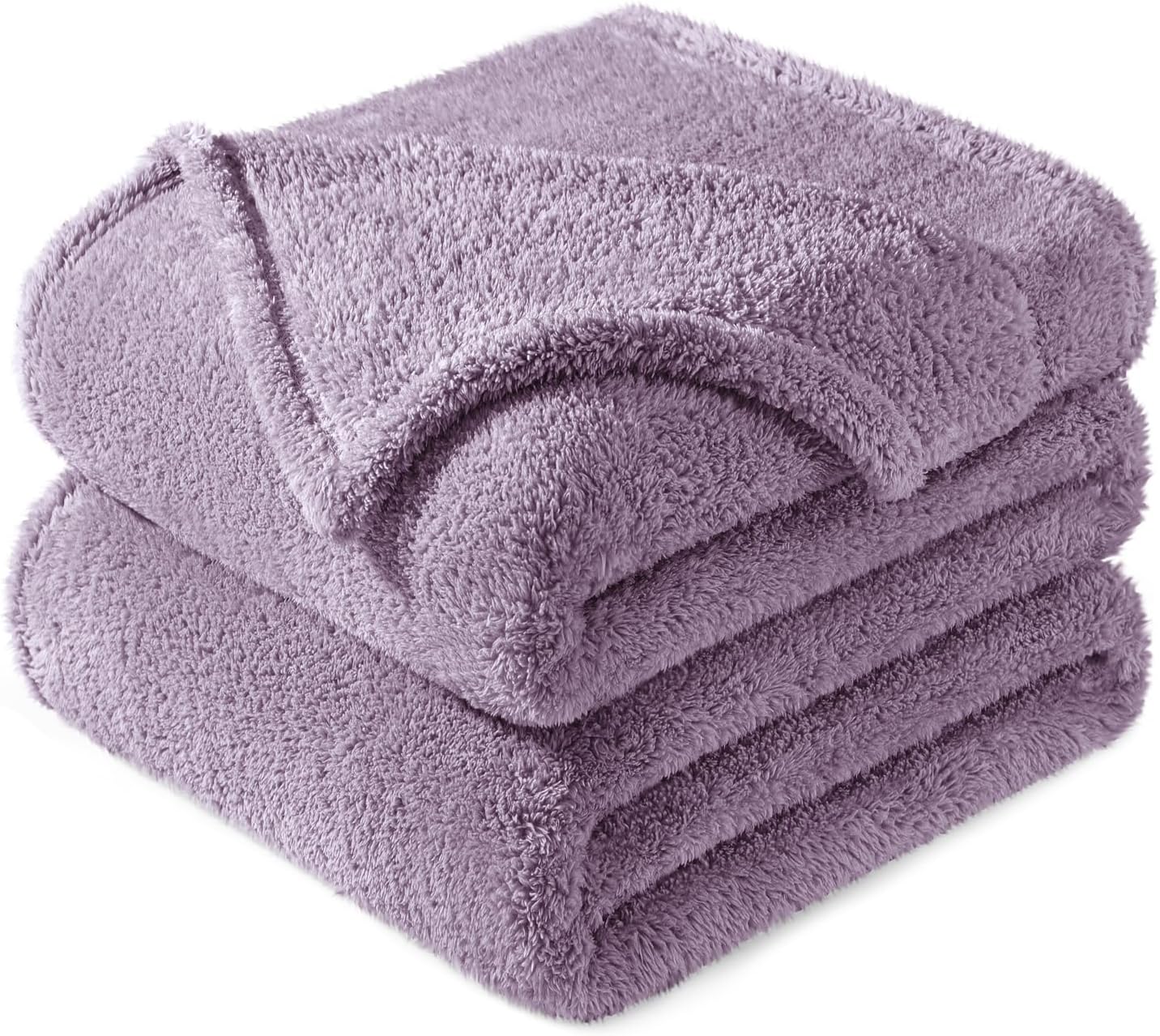 Exclusivo Mezcla Twin Size Flannel Fleece Blanket, Super Soft Velvet Plush Bed Blanket, Fuzzy Cozy