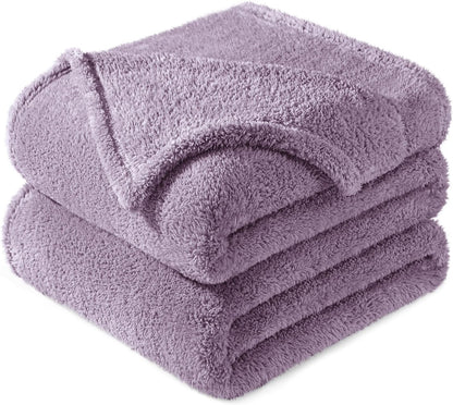 Exclusivo Mezcla Twin Size Flannel Fleece Blanket, Super Soft Velvet Plush Bed Blanket, Fuzzy Cozy