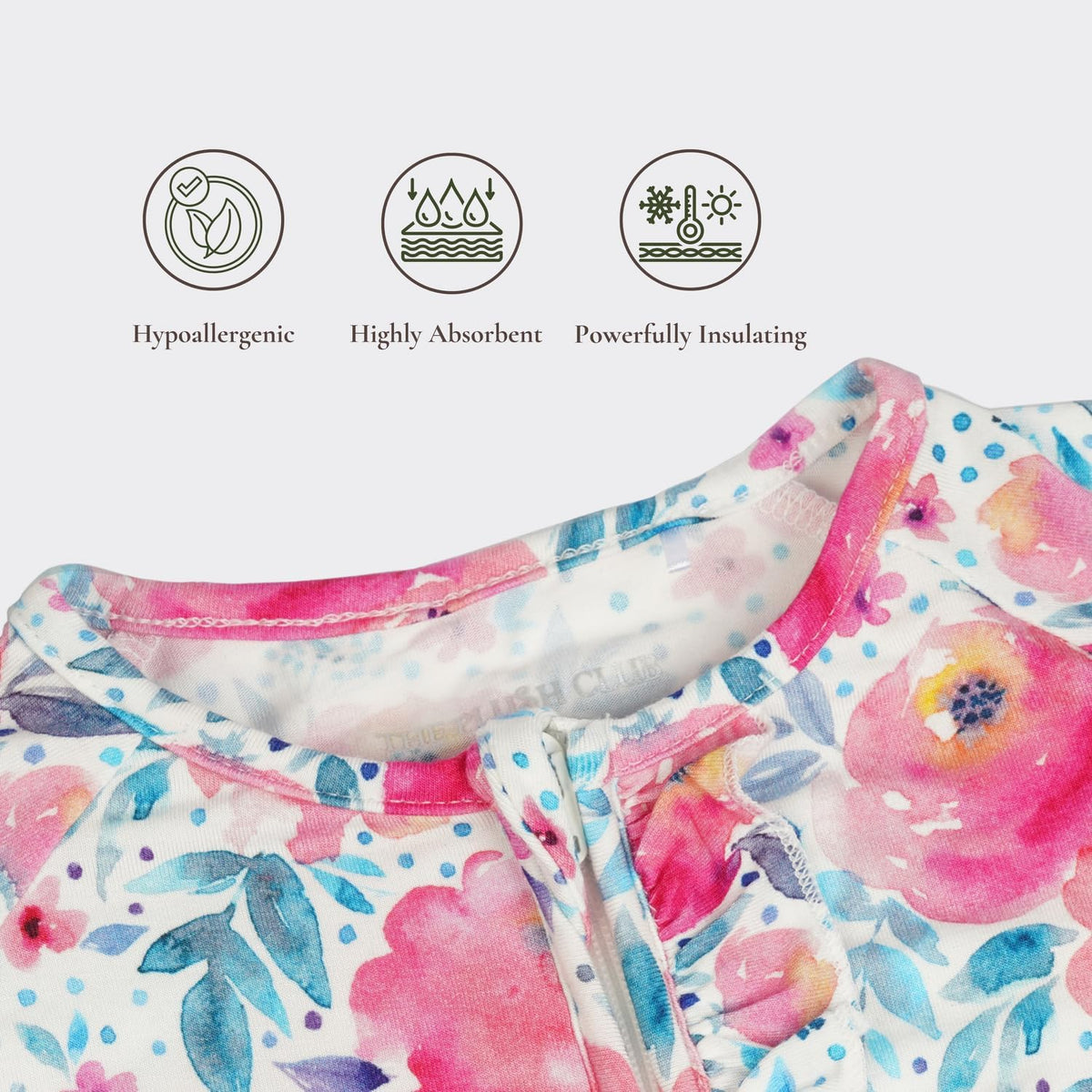 Baby Romper Long Sleeves for 3-24 Month Boys & Girls | 95% Bamboo Viscose Baby Rompers Two-Way