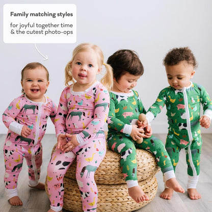 Little Sleepies Pajamas for Baby Boys & Girls, Viscose from Bamboo Baby Pajamas, Preemie & Newborn