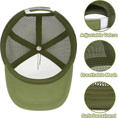 qikqik Baby Baseball Cap Toddler Baseball Hat with Mesh Infant Sun Hat UPF 50+ Baby Ball Cap
