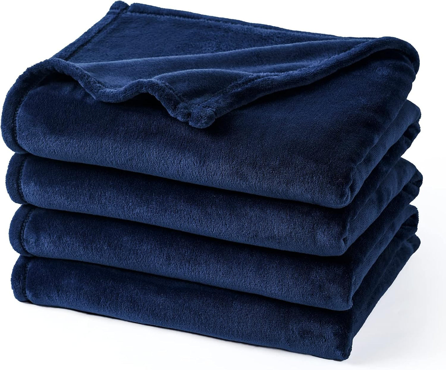 PHF Ultra Soft Fleece Blanket Twin Size, No Shed No Pilling Luxury Plush Cozy 300GSM Lightweight