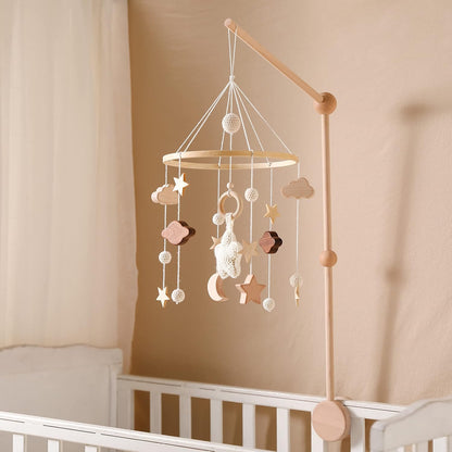 Baby Crib Mobile for Boys Girls| Boho Nursery Mobile| Gender Neutral Hand-Crocheted Mobile| Ceiling