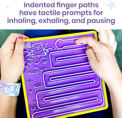 hand2mind Mindful Maze Boards, Tactile Sensory Toys for Toddlers, Anxiety Relief Items, Calm Down