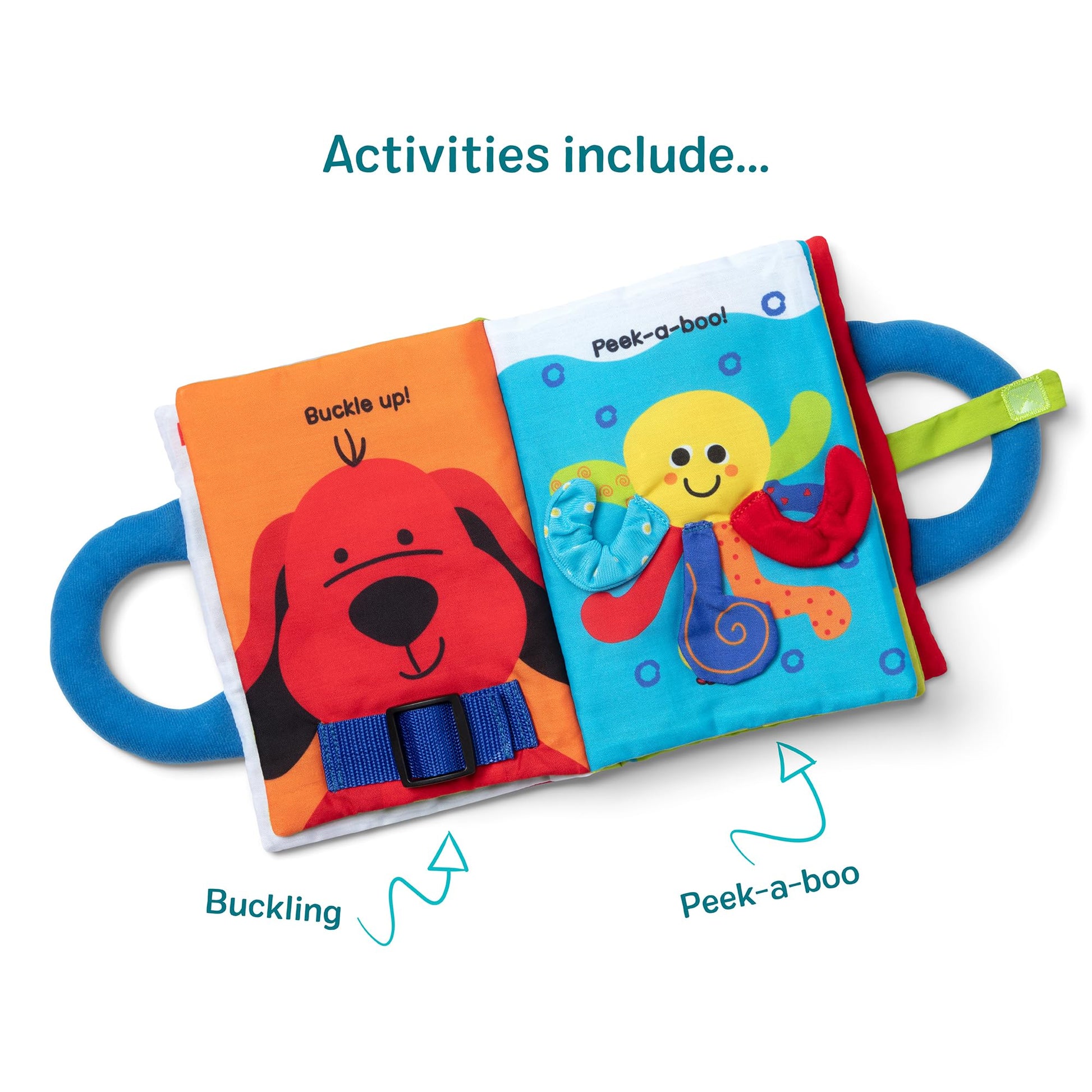 Melissa & Doug K’s Kids My First Activity Book 8-Page Soft Book for Babies and Toddlers Early