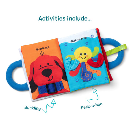 Melissa & Doug K’s Kids My First Activity Book 8-Page Soft Book for Babies and Toddlers Early
