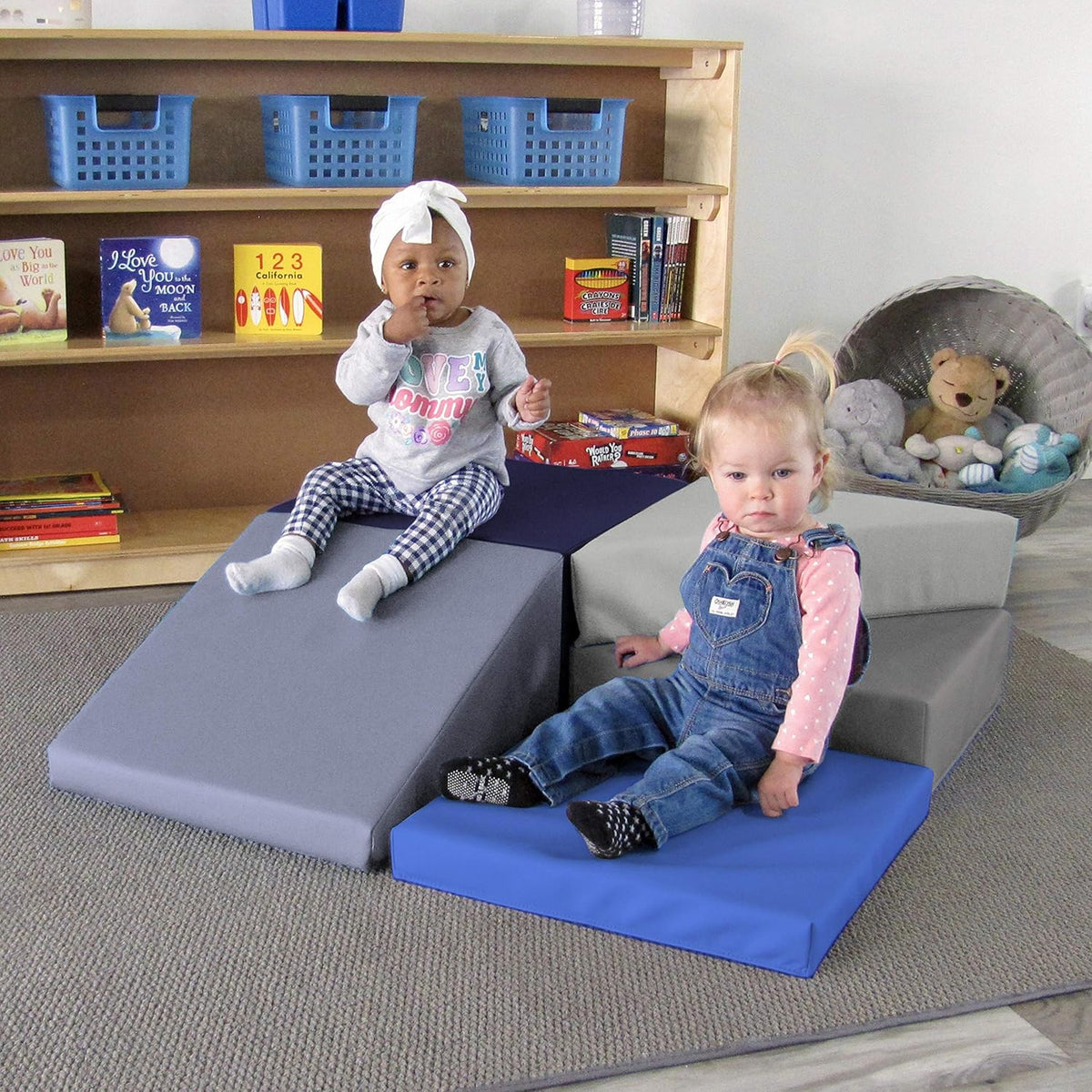 Factory Direct Partners 12366-NVPB SoftScape Playtime Corkscrew Climber for Infants and Toddlers
