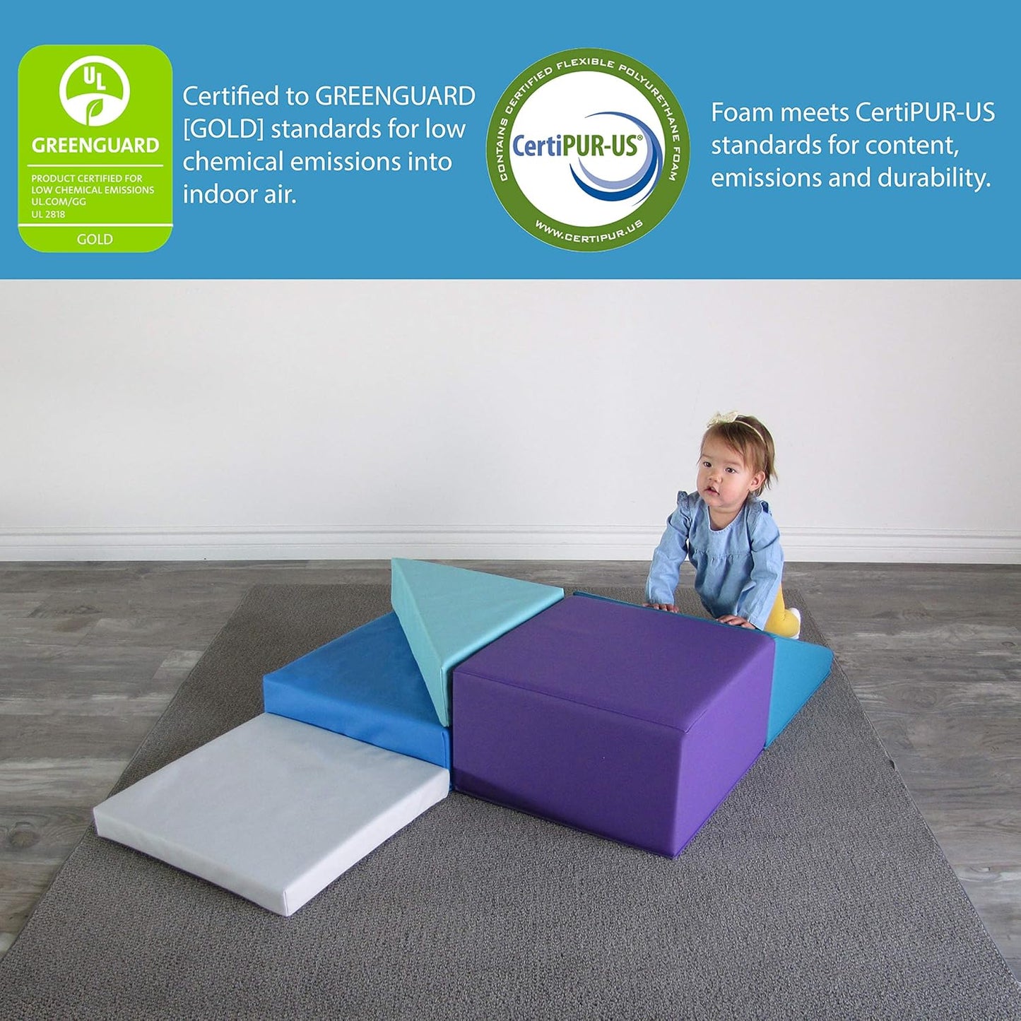 Factory Direct Partners 12366-CTPU SoftScape Playtime Corkscrew Climber for Infants and Toddlers