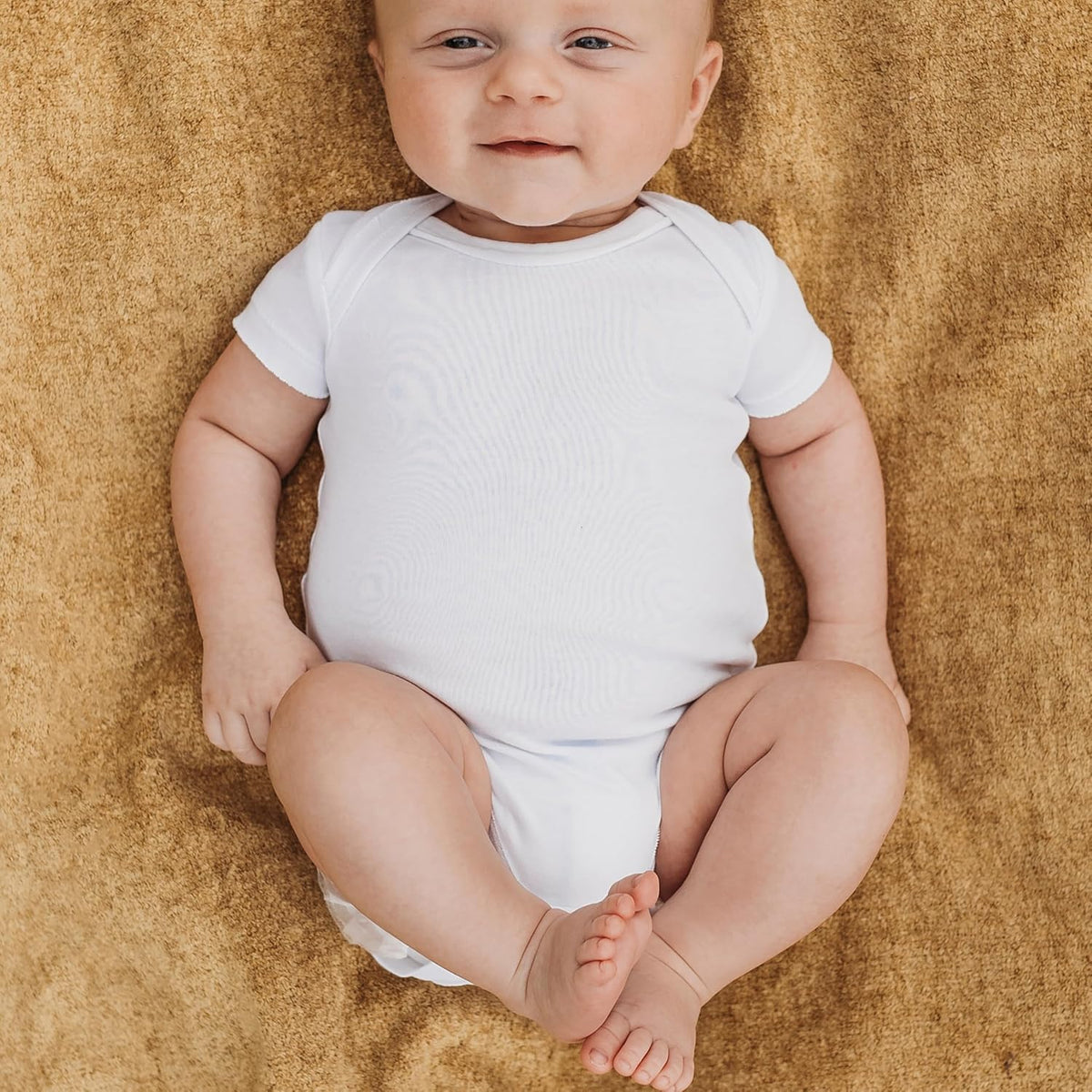 HonestBaby unisex-baby 10-pack Short Sleeve Bodysuits One-piece 100% Organic Cotton for Infant Baby