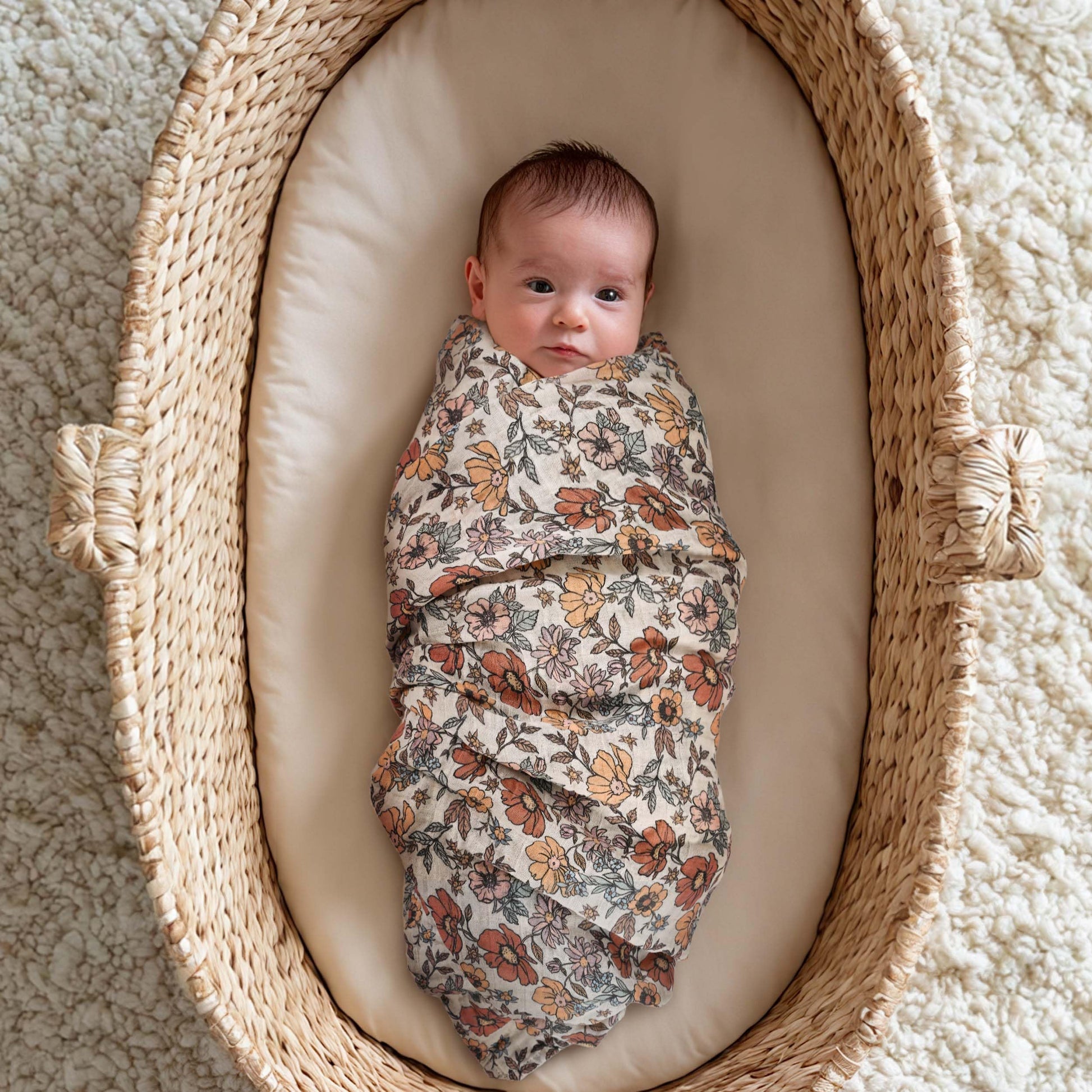 CIVARUA KIDS Muslin Swaddle Blankets for Newborn, Cotton Receiving Blanket