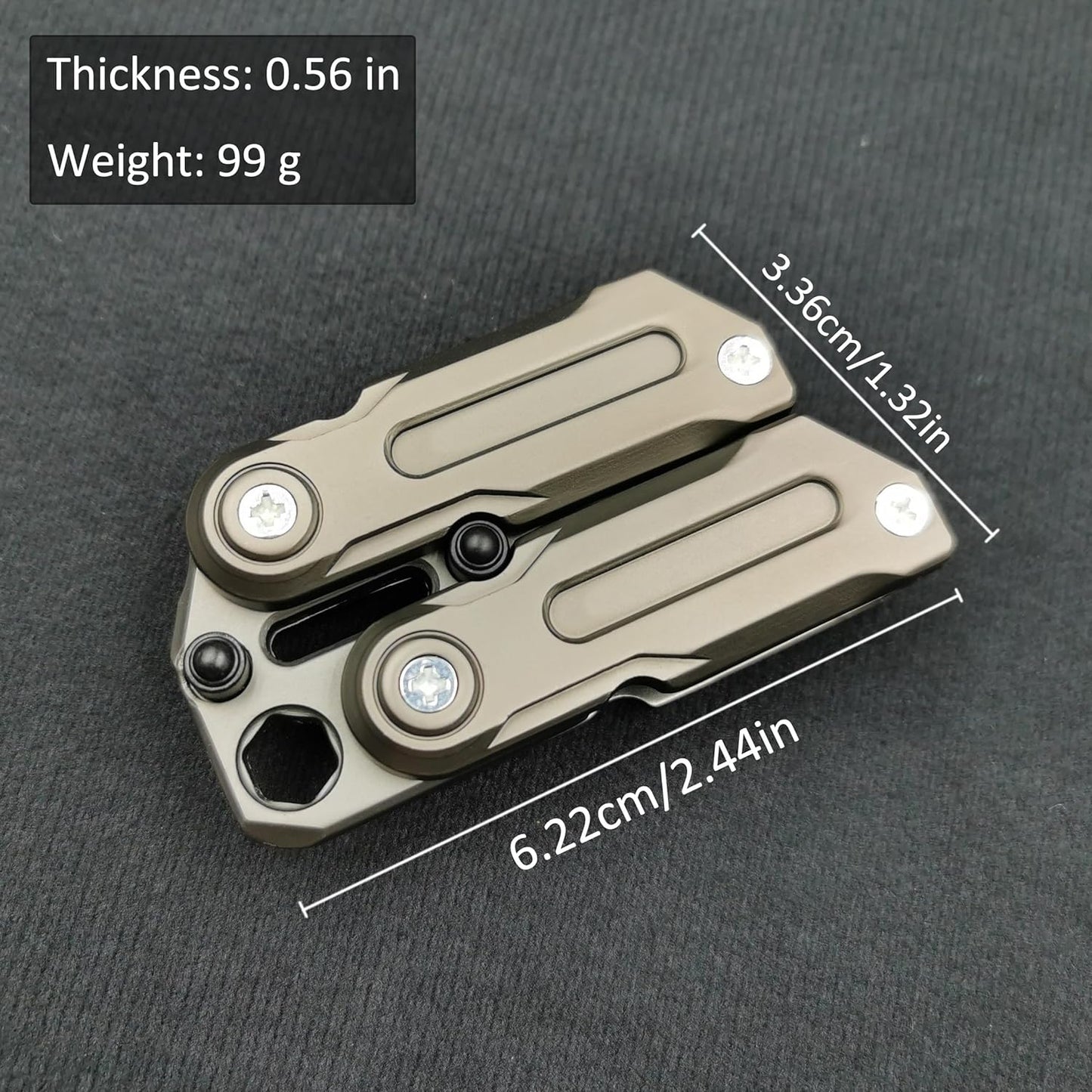 EDC Fidget Sliders Fidget Toys Stress Relief for Adults Magnetic Metal Multifunctional crowbar