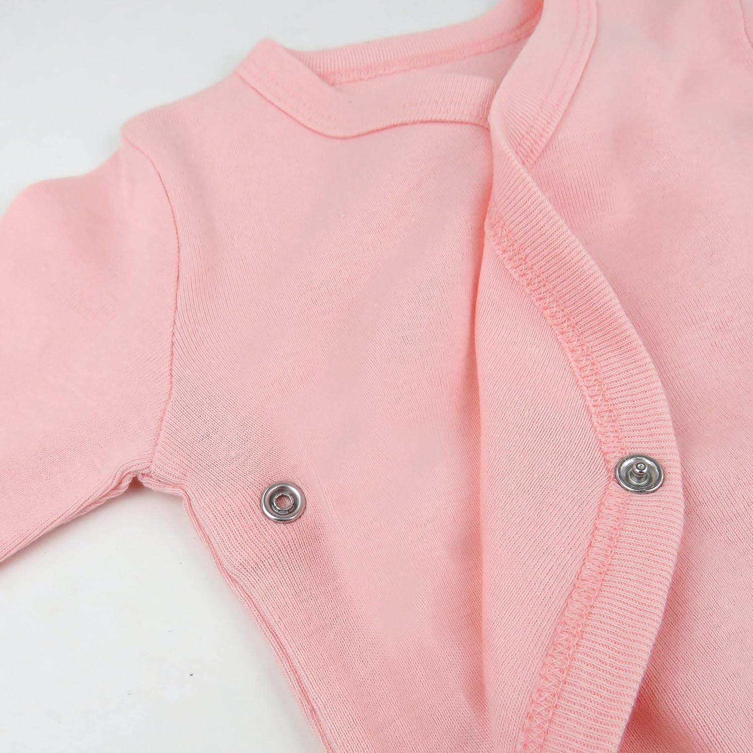 HonestBaby unisex-baby 3-pack Long Sleeve Side-snap Kimono Bodysuits Organic Cotton for Infant Baby