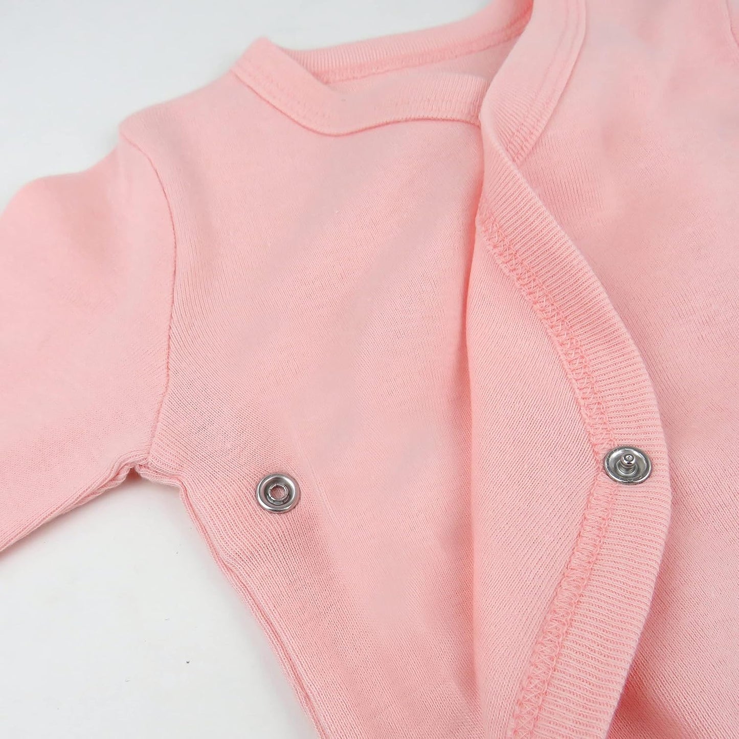 HonestBaby unisex-baby 3-pack Long Sleeve Side-snap Kimono Bodysuits Organic Cotton for Infant Baby