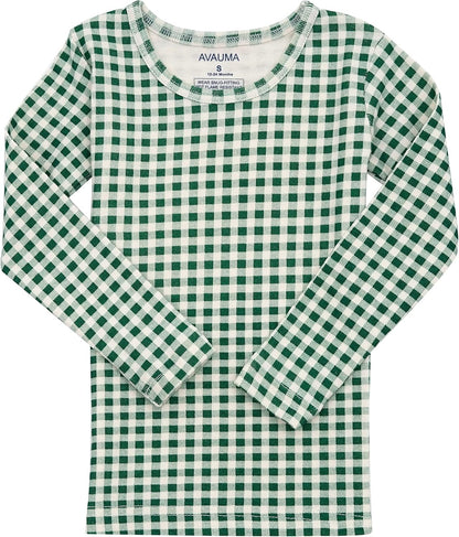 AVAUMA Baby Boys Girls Pajama Set 6M-7T Kids Cute Toddler Snug fit Pattern Design Pjs Cotton