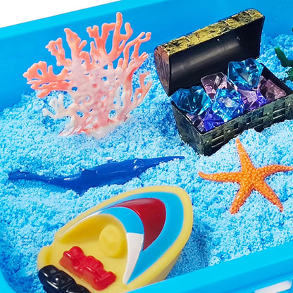 Ocean Sensory Bin, Ocean Sensory Water Toys with Sea Animal for Toddlers Boys and Girls, Kids Toys